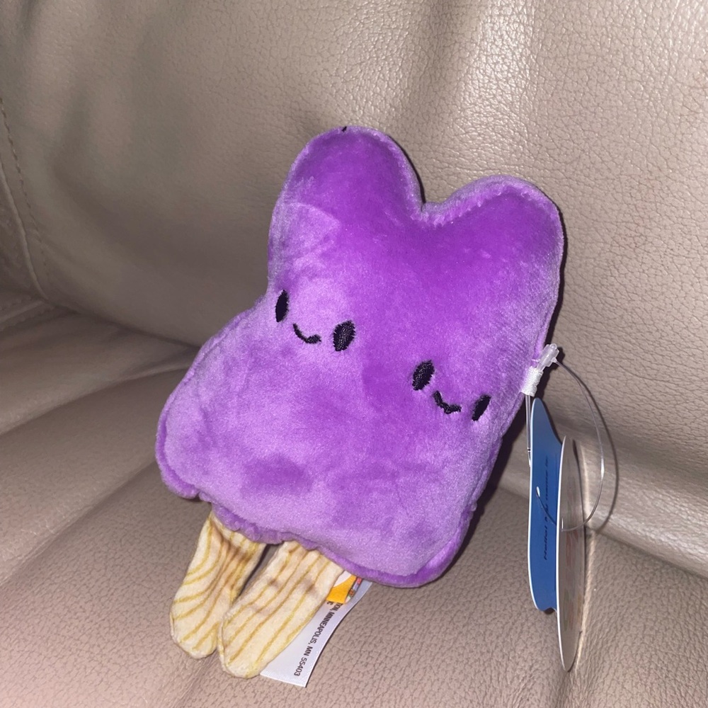 Popsicle GiggleScape Keychain Plush Backpack Bag Charm NWT Clip On Cute Food Fun